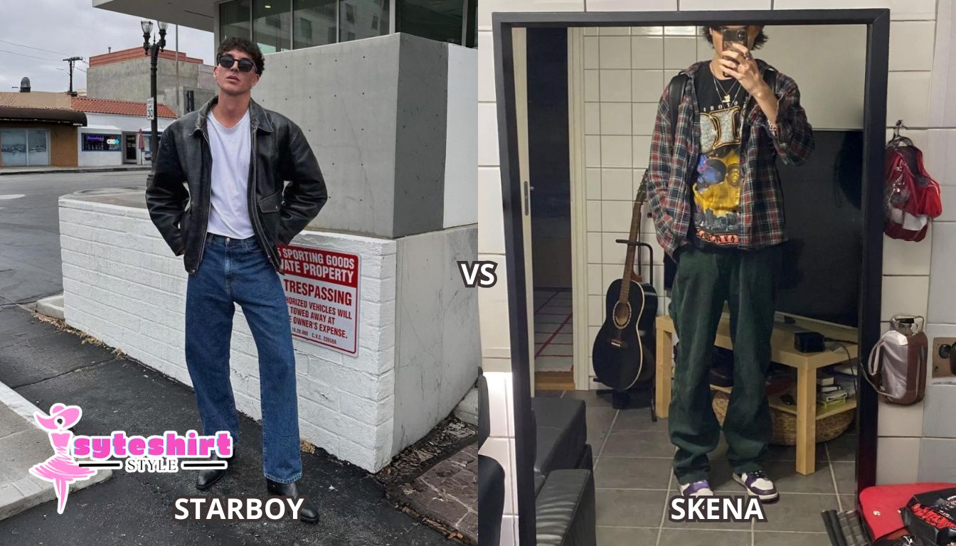Perbandingan gaya Starboy dan skena